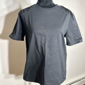Zara short sleeve beaded top